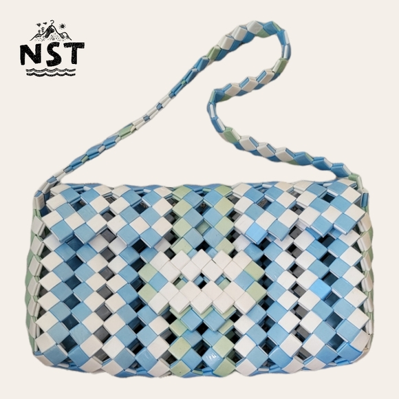 Checkered Diamond Shoulder Bag - Picture 1 of 4